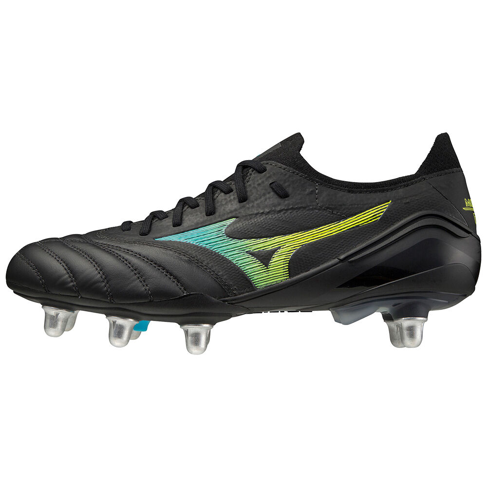 Mens Mizuno Morelia Neo Iii Beta Elite Si Soccer Cleats Black/Blue Turquoise Philippines (XRFEQY902)